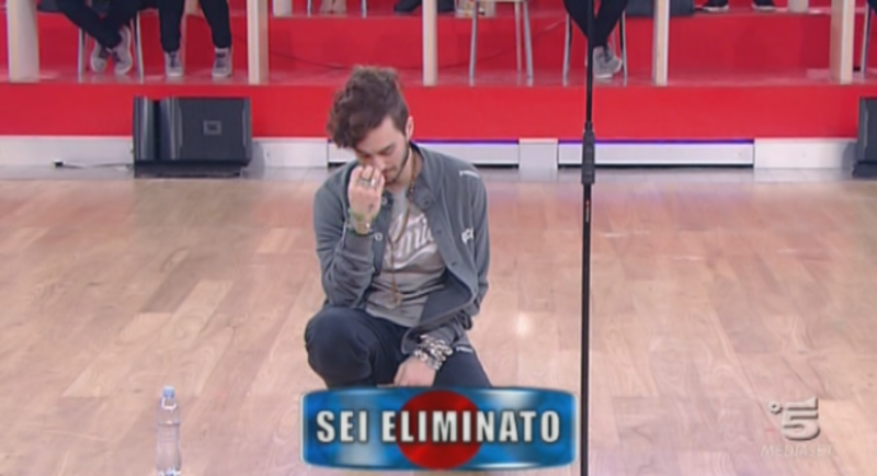 Giacomo eliminato da Amici 13